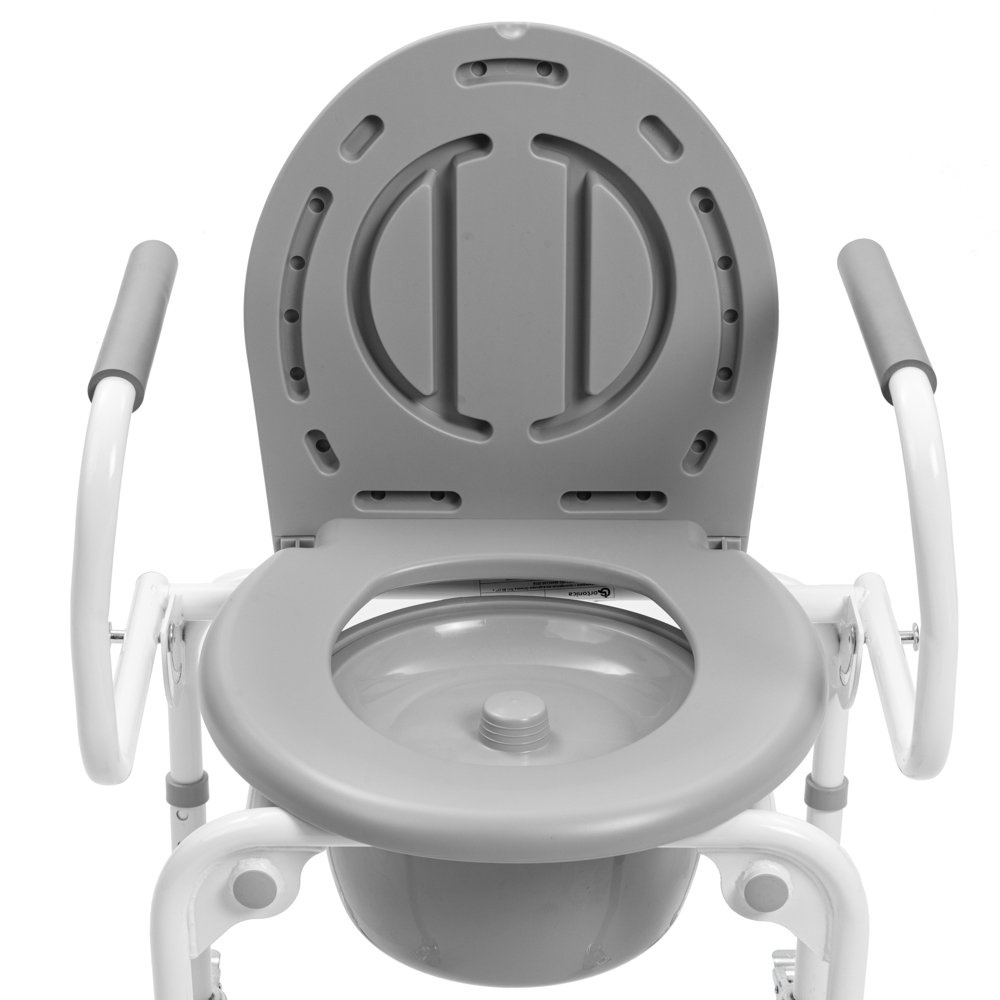 Съемный стульчак с крышкой из прочного пластика